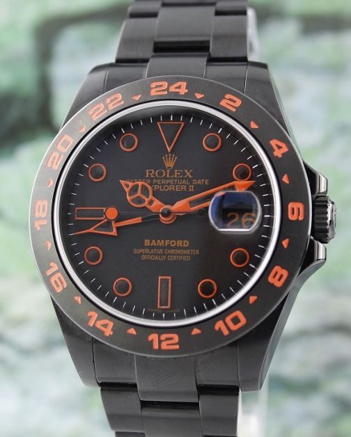 (image for) LIKE NEW ROLEX BAMFORD OYSTER PERPETUAL DATE / EXPLORER II / 216570